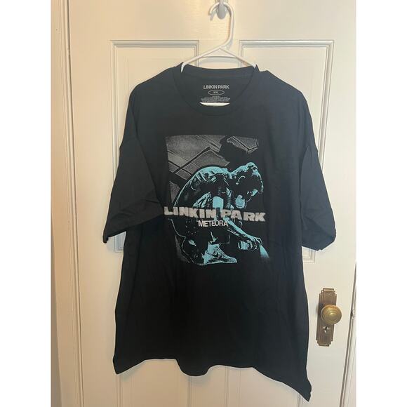 New Linkin Park Meteora Men's XXL T Shirt Black Oversized Band Concert Graphic - Picture 1 of 6